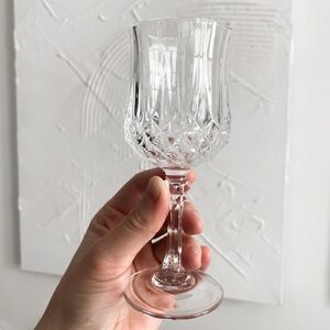Vintage Cristal D'arques Longchamp Arc International Wine Glasses - Set of 4